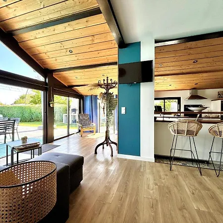 וילה Maison Climatisee Avec Piscine Au Coeur Du Bassin גוז'אן-מסטרה
