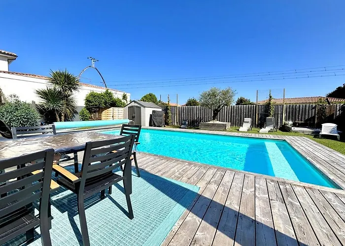 Maison Climatisee Avec Piscine Au Coeur Du Bassin גוז'אן-מסטרה